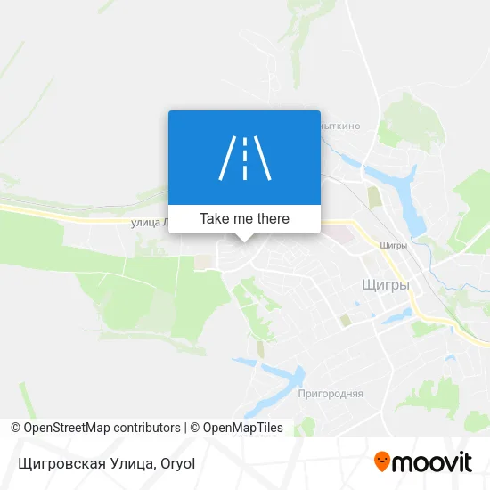 Щигровская Улица map