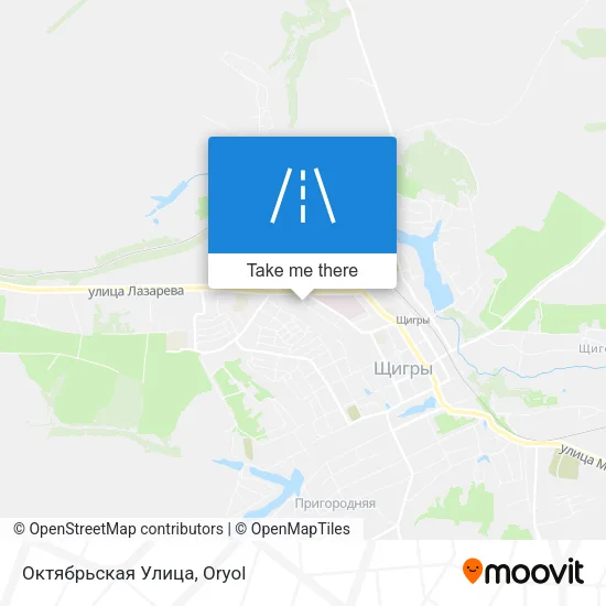 Октябрьская Улица map