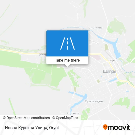 Новая Курская Улица map