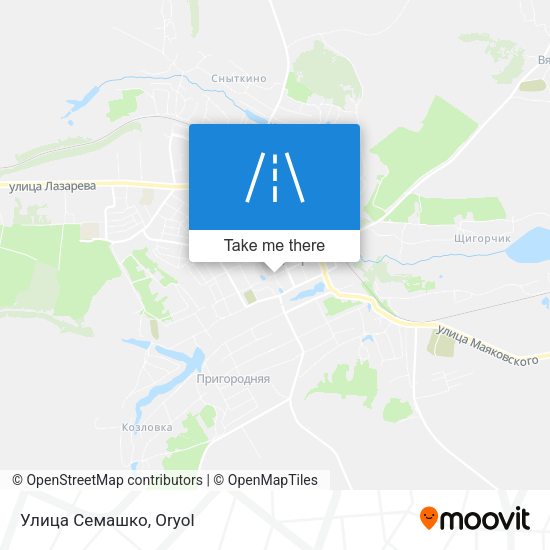Улица Семашко map