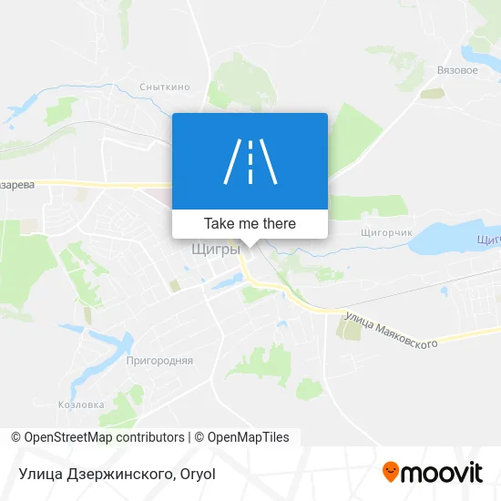 Улица Дзержинского map
