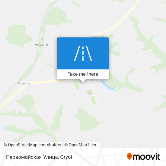 Первомайская Улица map