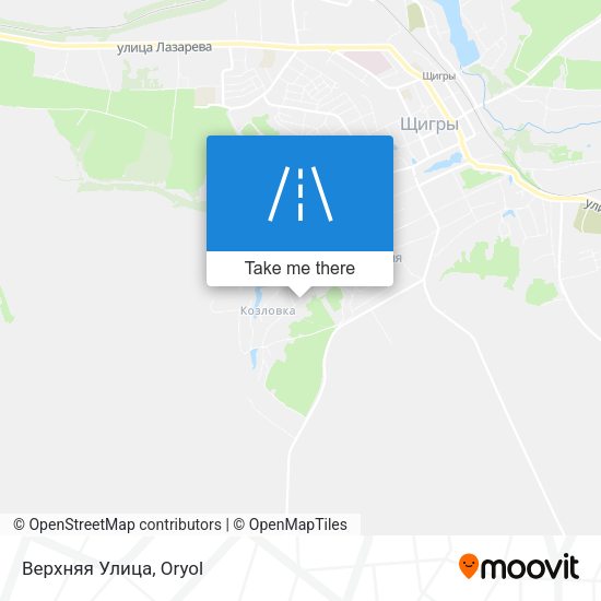 Верхняя Улица map