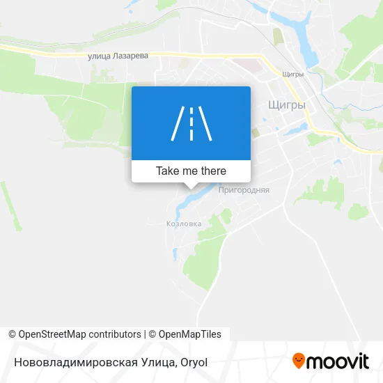 Нововладимировская Улица map
