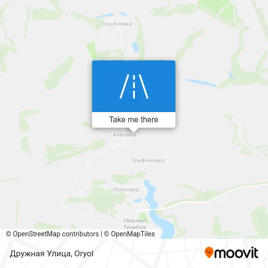 Дружная Улица map