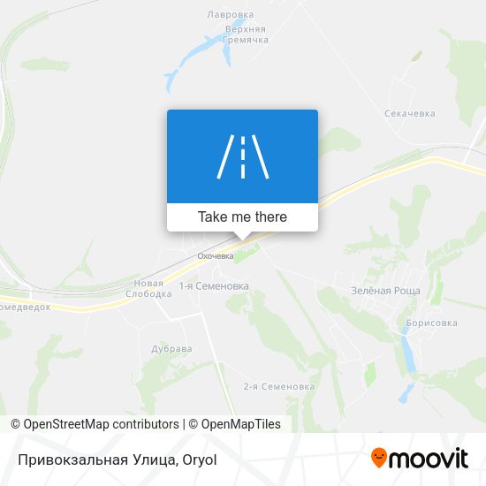 Привокзальная Улица map