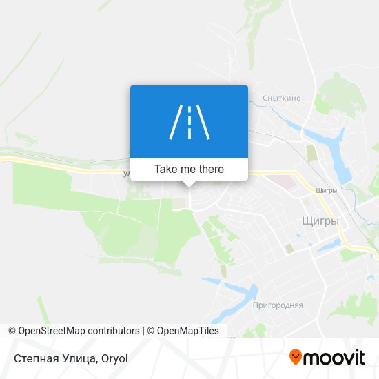 Степная Улица map