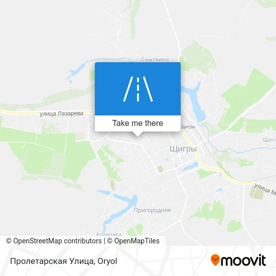 Пролетарская Улица map