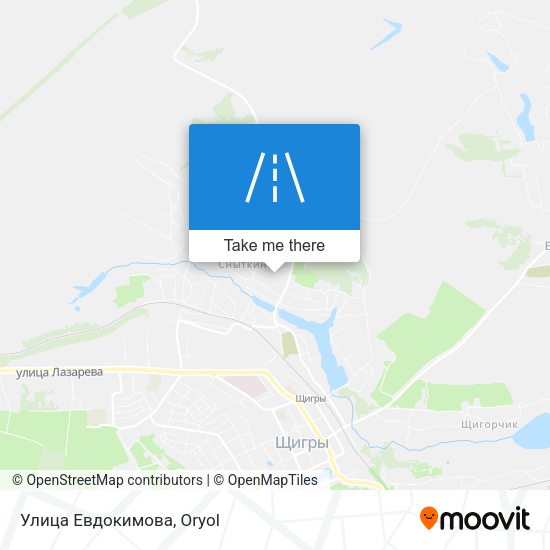 Улица Евдокимова map