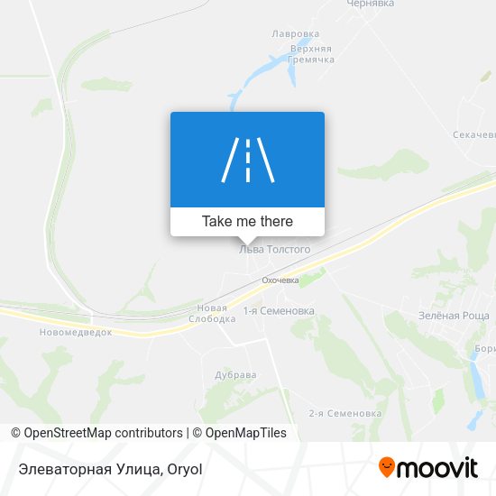 Элеваторная Улица map