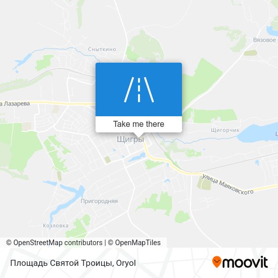 Площадь Святой Троицы map