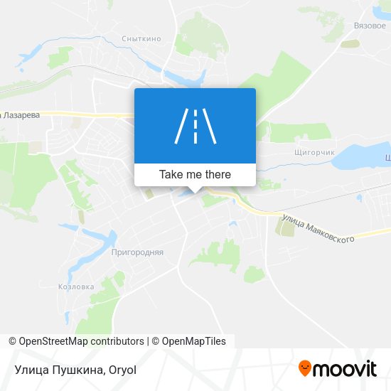 Улица Пушкина map