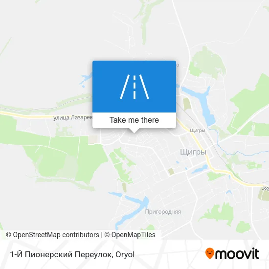 1-Й Пионерский Переулок map