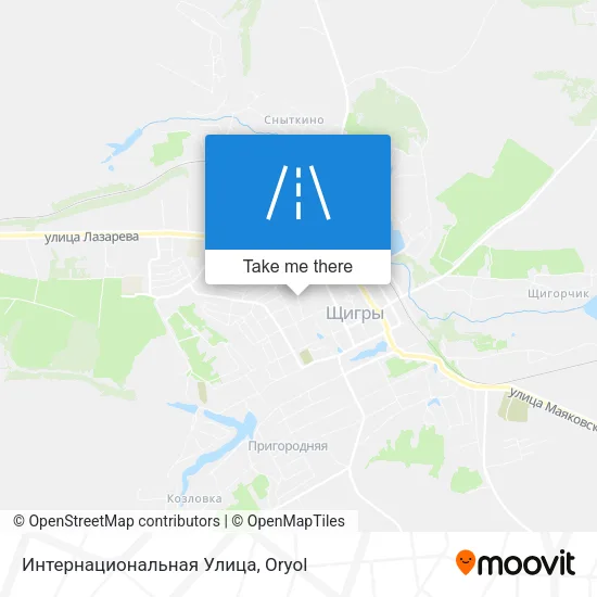 Интернациональная Улица map