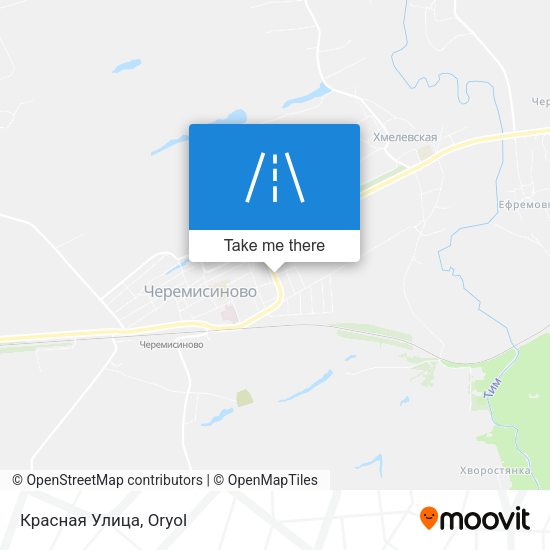 Красная Улица map