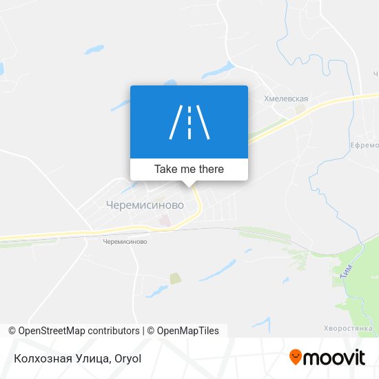 Колхозная Улица map