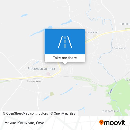 Улица Клыкова map