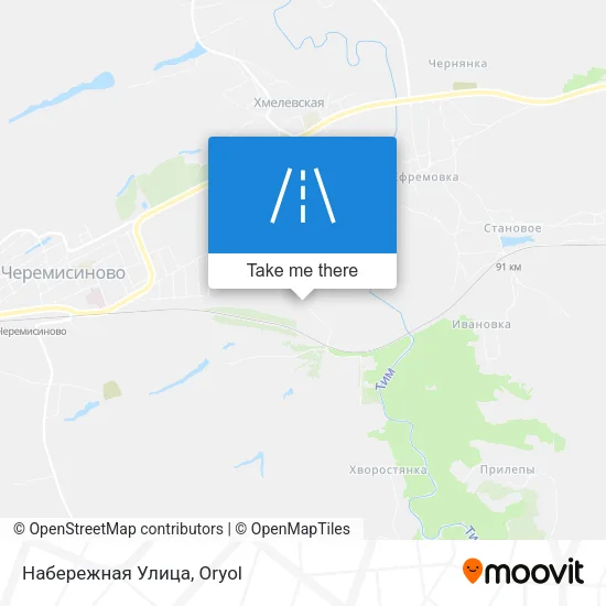 Набережная Улица map