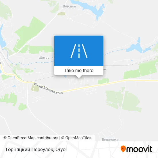 Горняцкий Переулок map