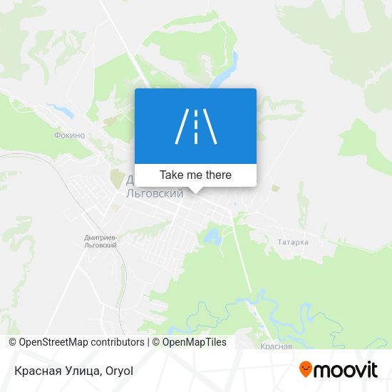 Красная Улица map