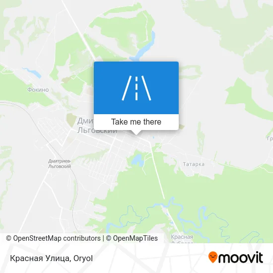 Красная Улица map