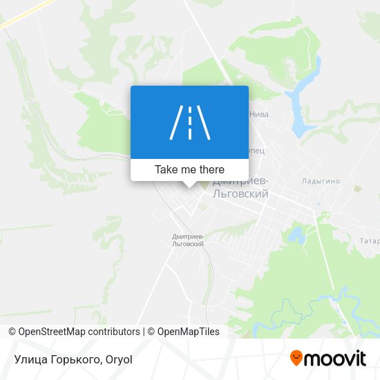 Улица Горького map
