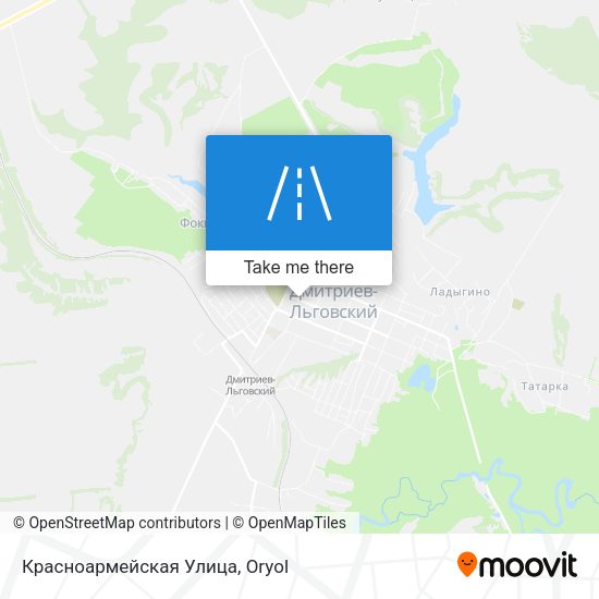 Красноармейская Улица map