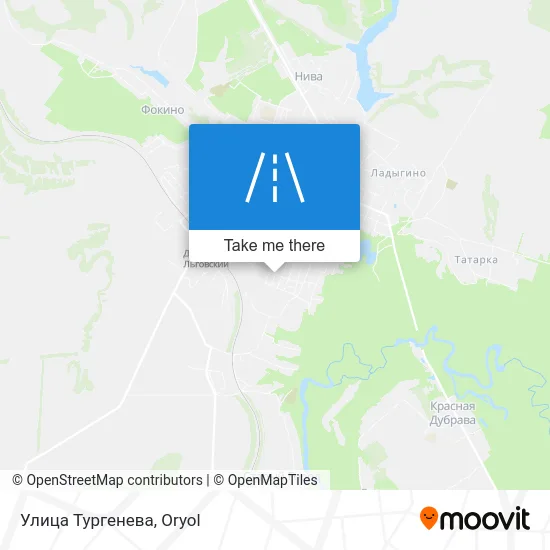 Улица Тургенева map