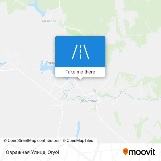 Овражная Улица map