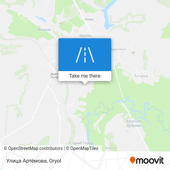 Улица Артёмова map