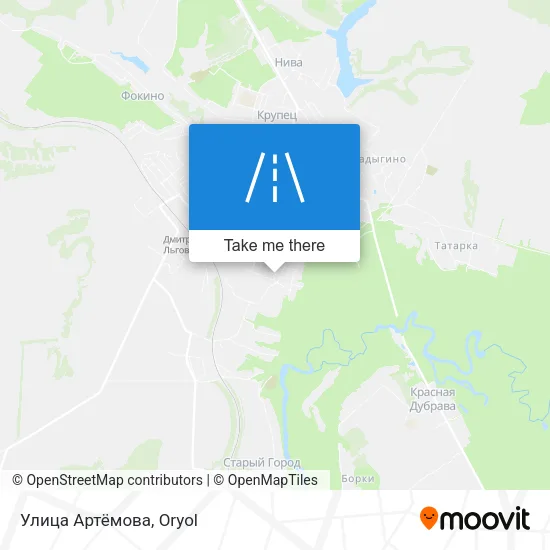 Улица Артёмова map