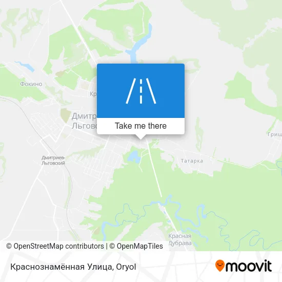 Краснознамённая Улица map
