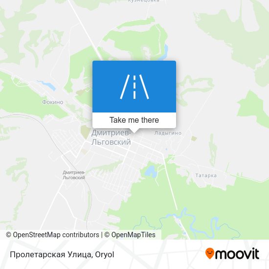 Пролетарская Улица map