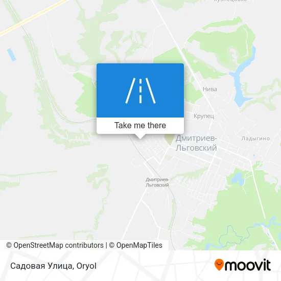 Садовая Улица map