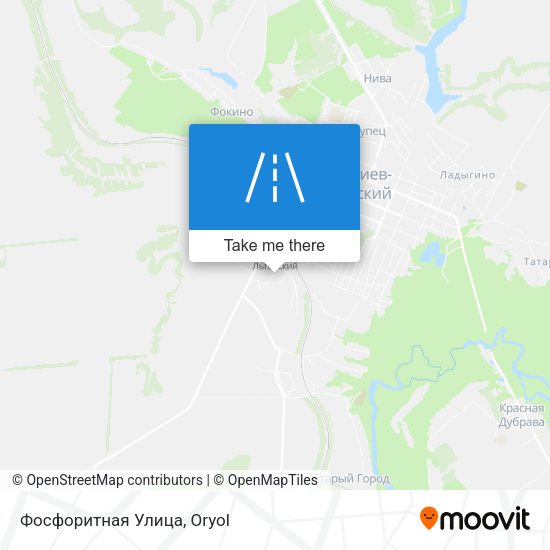 Фосфоритная Улица map