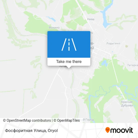 Фосфоритная Улица map