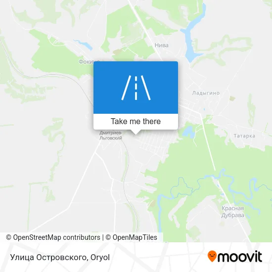 Улица Островского map