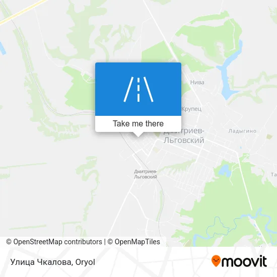 Улица Чкалова map