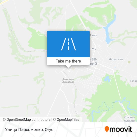 Улица Пархоменко map
