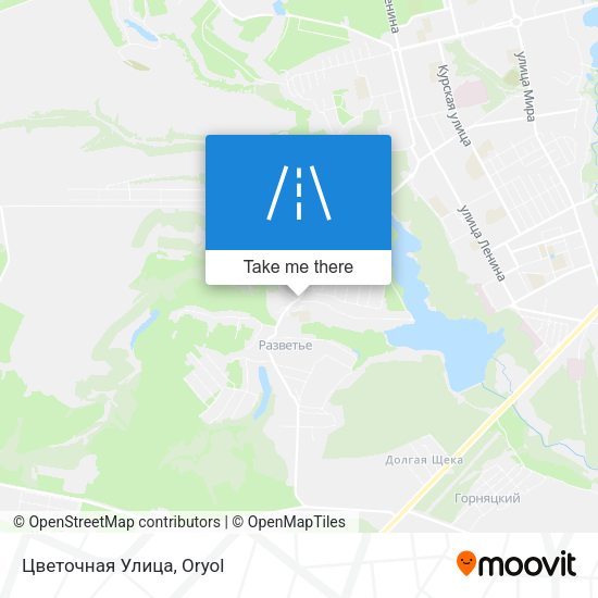 Цветочная Улица map