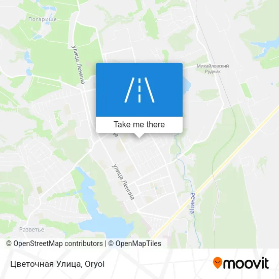 Цветочная Улица map