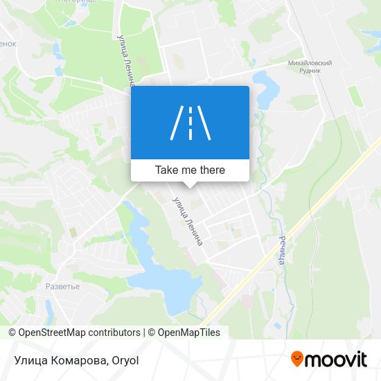 Улица Комарова map