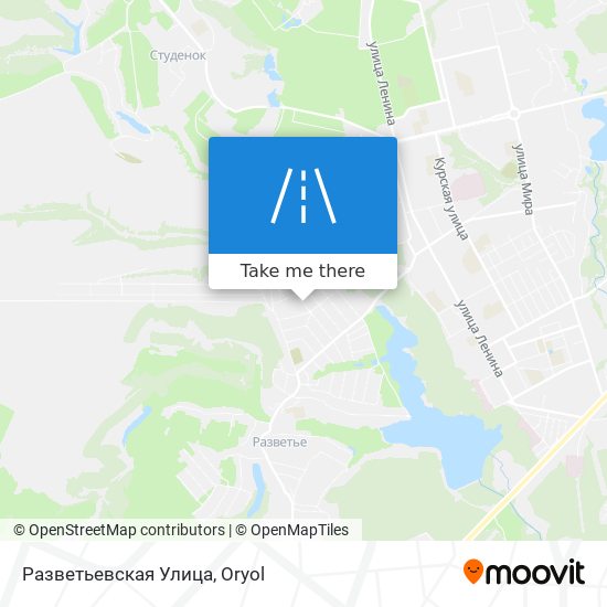 Разветьевская Улица map