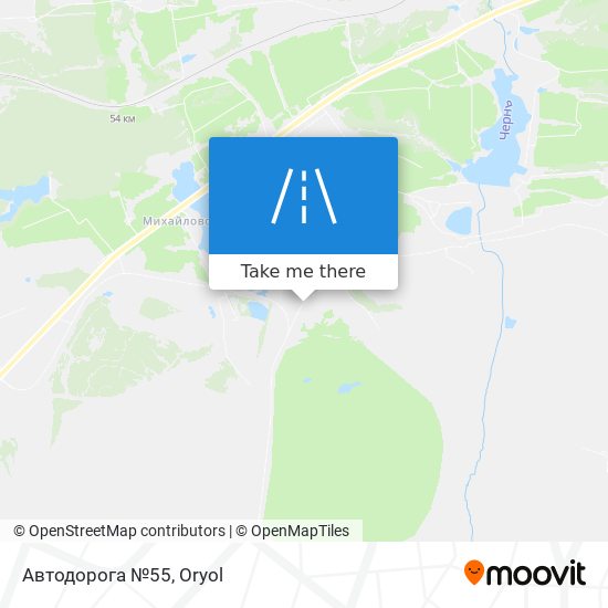 Автодорога №55 map