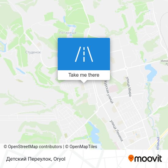 Детский Переулок map
