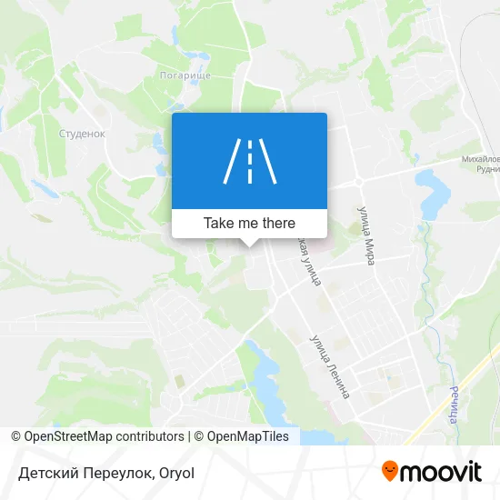 Детский Переулок map
