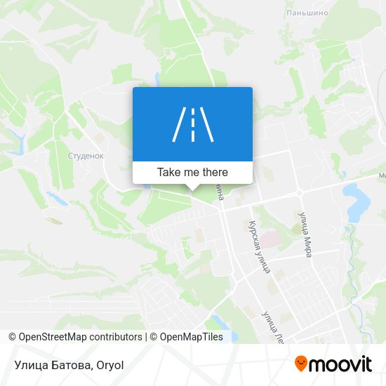 Улица Батова map