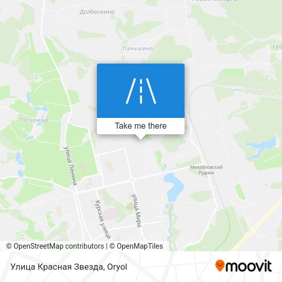 Улица Красная Звезда map