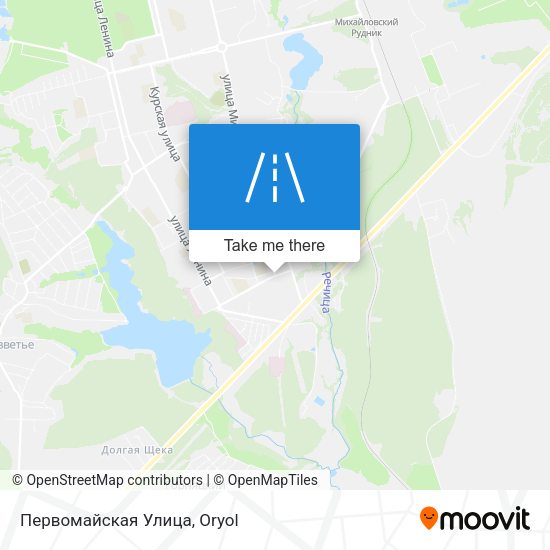 Первомайская Улица map