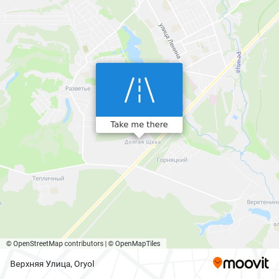 Верхняя Улица map